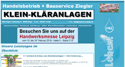 Desktop Screenshot of bauservice-ziegler.de